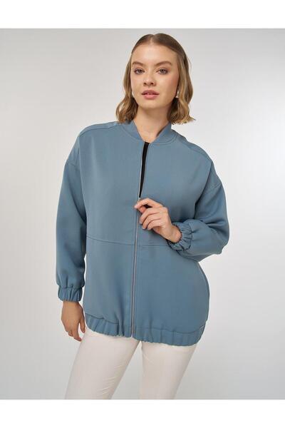 Kayra College Collar Jacket Foggy Blue