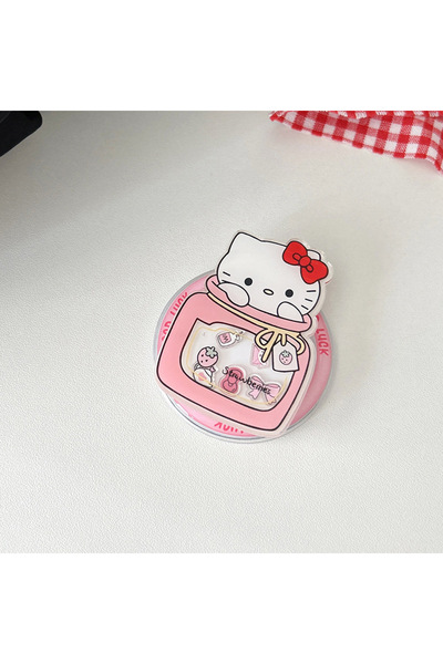 choice2 4 Sanrio Hello Kitty Mobile Phone Shaker Holder Fashion Desktop Retractable Cartoon Girls Portable .