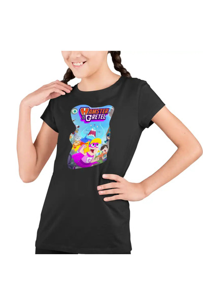 OEM Tricou Copii Fete Hamster Gretel Actiune Animatie