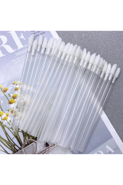 Choice8 50PCS Transparent Wholesale 50/1000 PCS Disposable Lip Brush Women Ac...