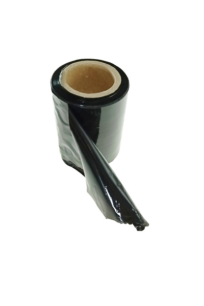 OEM Mini roll 253g elastic stretch film, PR-9389-BK, 10 cm wide, 150 m long, for packaging, black