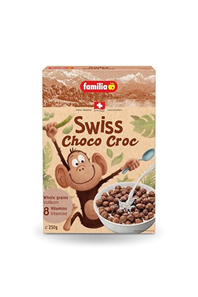 Familia حبوب التمساح السويسرية بالشوكولاتة 250 جرام × 4 قطع