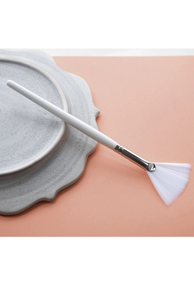 Choice1 مجموعة فرش قناع الوجه DIY المكونة من قطعة واحدة، فرش تطبيق ناعمة، أدوات مكياج تتضمن فرش وجه ناعمة على شكل مروحة