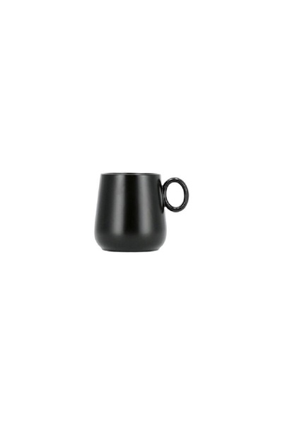 Dallaty porcelain matt black mug
