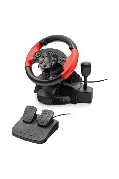 ForWhat Büro Ev Ofis Oyun Konsolu Için 200° Uyumlu Siyah Oyuncu Direksiyon Seti