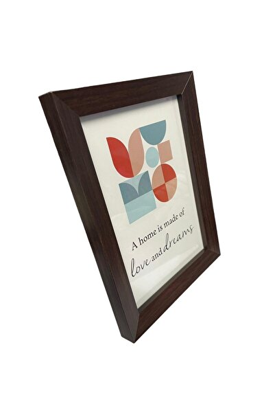 PROCART Ethel photo frame, wood, format 15x21 cm, support, fixing clips, wenge