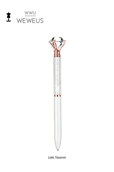 Weweus Arkadaşa, Sevgiliye Yeni Yıl Hediyesi Beyaz Magic Tasarım Tükenmez Kalem