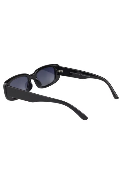 sun factory نظارة شمسية نسائية سوداء مستقطبة 1357 C0101 - إطار مرن ومتين TR90، طلاء إيطالي