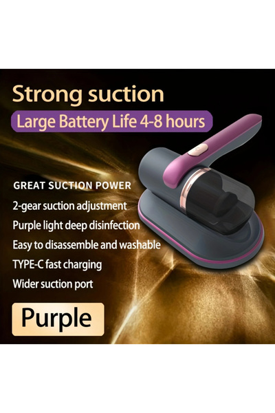 Choice PURPLE Household Mattress Vacuum Cleaner Ultraviolet Sterilization Mac...
