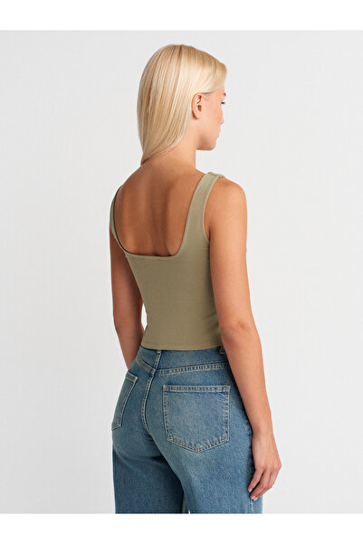 Dilvin 31978 Zippered Top-Cagla (or Top-Cagla with Zipper)