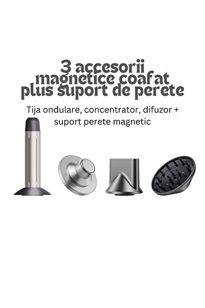 TSItech Professional ionic hair dryer, fast drying, 200 million negative ions, automatic curling