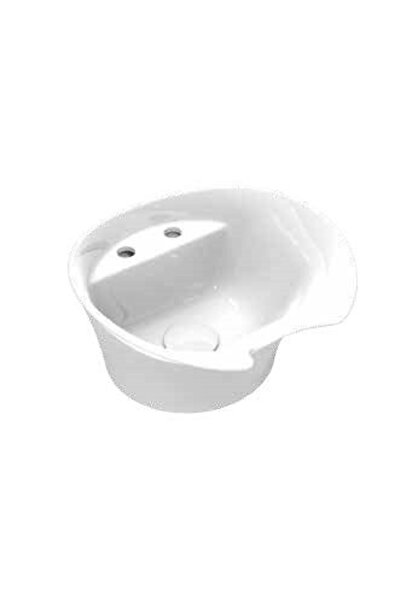 Camaks Seramik Kuaför Lavabosu 57 cm Beyaz Oval Yıkama Başlığı