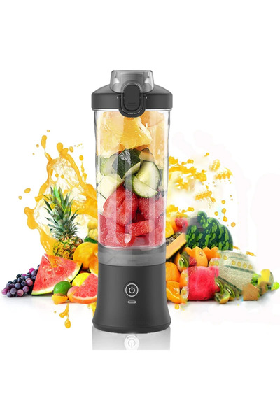 Choice blank New Portable Blender 600ML Electric Juicer Fruit Mixers 4000mAh USB Rejected Smoothie Mini Ble