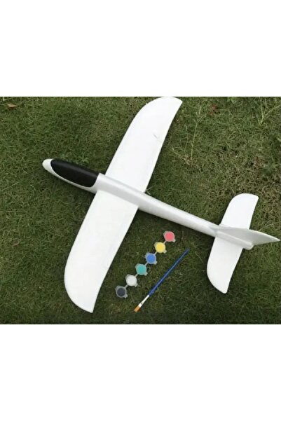 SF SCRAPBOOK KIRTASİYE Çocuk Oyuncak Boyama Seti & Beyaz Köpük Uçak El Planör...