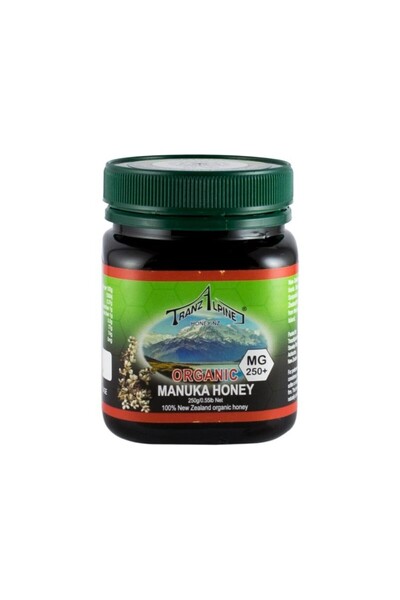 Bazar Bio Organic manuka honey, MG 250+ Tranz Alpine