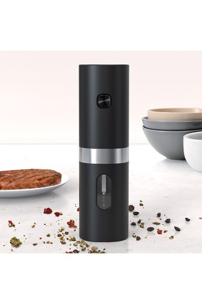 Choice Electric Pepper Grinder Spice Grinders Electric Automatic Pepper Mills Salt Mill Adjustable Coars...