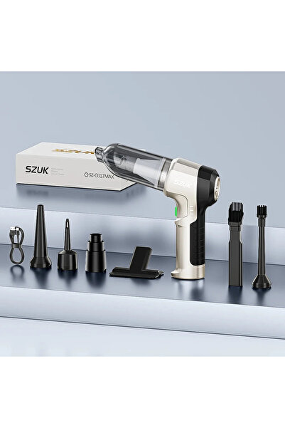 Choice Max SZUK NEW C017MAX مكنسة كهربائية للسيارة لاسلكية صغيرة محمولة باليد...