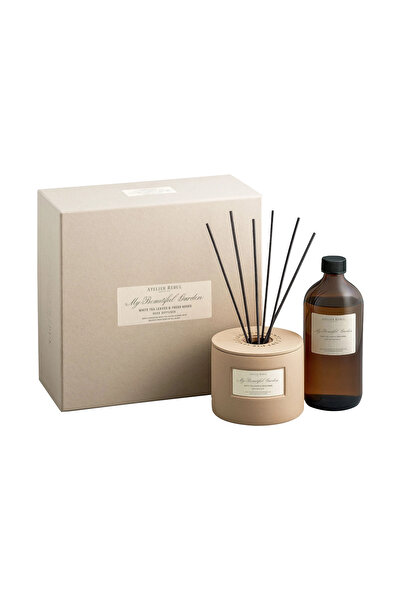 Atelier Rebul DIFUZOR CU BEȚIȘOARE – CEAI ALB ȘI TRANDAFIRI PROASPERI 450 ML ...