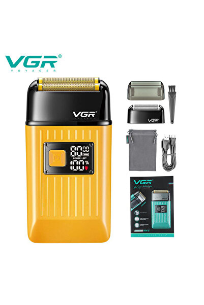 Choice ماكينة حلاقة V-357yello VGR للرجال IPX6 غسول للجسم احترافي بشاشة رقمية...