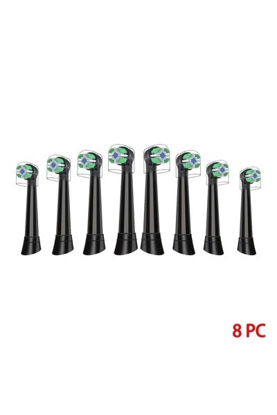 Choice1 8Pcs Black Toothbrush Replacement Heads Compatible with Oral B iO, Re...