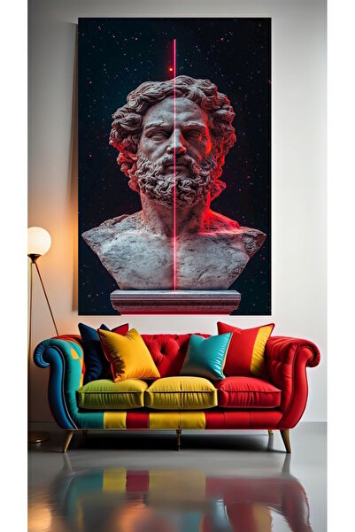 özkacar Sculptură în tonuri de neon V11 Acasă Perete Salon Salon de înfrumuse...