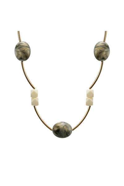 Pursehuit Χρυσό κολιέ, με μπάλες, Mathia C1