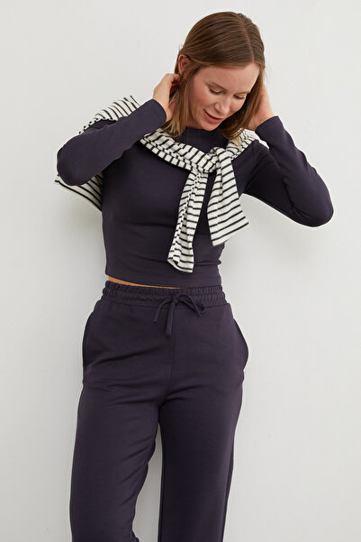 Fulla Moda Basic Beli Tied-Up 2-Piece Modal Set