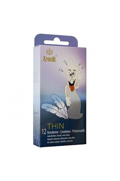 AMOR Subțire 12 buc + HEX Original 1 buc (Pachet promoțional)