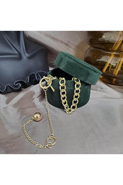 Pursehuit Colier lung cu lanț de aur, Nike C2