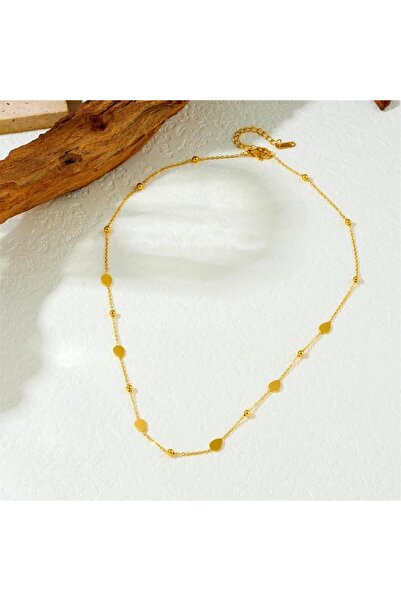 Pursehuit Χρυσό κολιέ, κατασκευασμένο από ανοξείδωτο ατσάλι, φυσητό με χρυσό ...