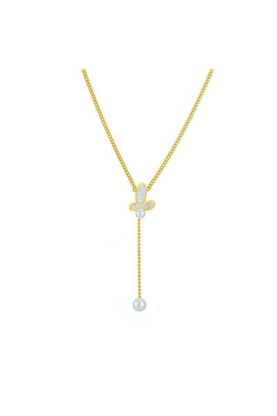 Pursehuit Χρυσό κολιέ, κατασκευασμένο από ανοξείδωτο ατσάλι, φυσητό με χρυσό ...