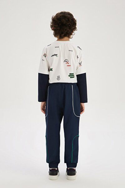 Nebbati Φούτερ BG Store Boy's Navy Blue