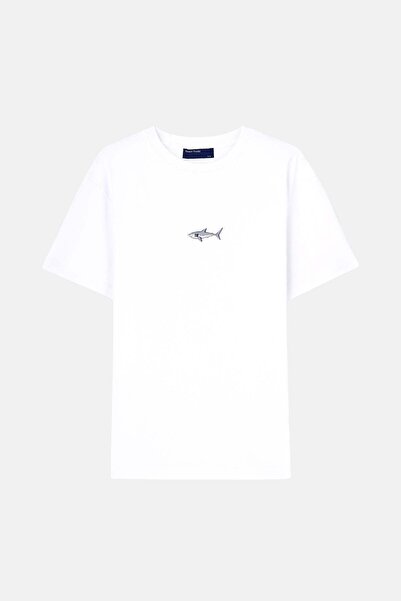 WWF Market Μπλουζάκι Big White Shark Premium - Λευκό