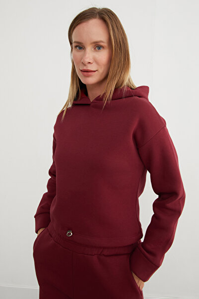Fulla Moda 3 Thread Basic Hooded Jogger Set with Waist Stopper