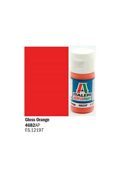 İtaleri Acrylic Paint Glossy Orange IT 4682 AP