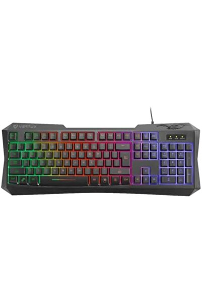 VERTUX Gaming Keyboard, Wired with 6-Keys Anti-Ghosting, 10 Million Keystroke Life and Quick Respons