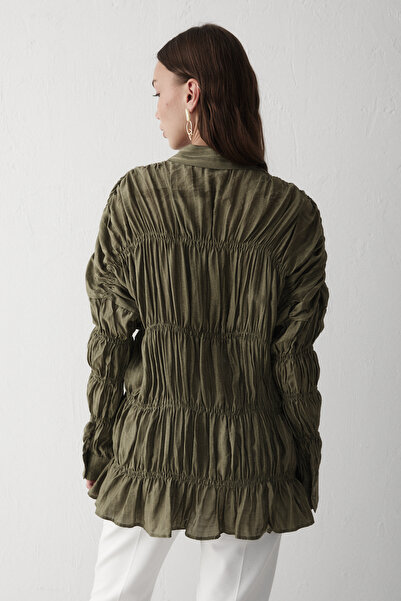 Melike Tatar Сорочка з рюшами 32-2354