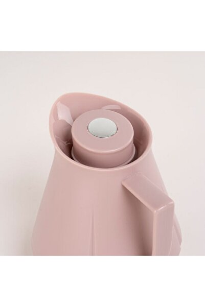 Dallaty قارورة بلاستيكية مفرغة من الهواء، لون وردي، سعة 1 لتر