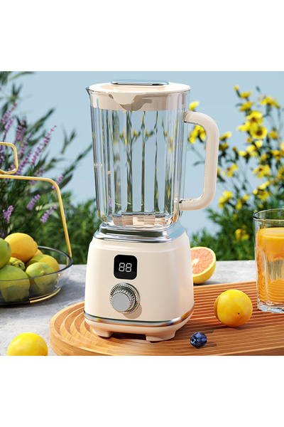 Choice white Portable Blender Cup 600ML Mini Juicer Mixer/3000mAh USB Rechargeable/10-Blade Powerful Motor