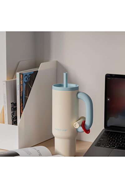 CHAKO LAB BaWang Insulated Stainless Steel Tumbler with Handle and Straw 33oz