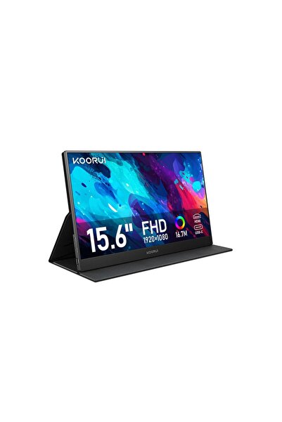 Koorui 15.6" E1511A 60Hz IPS FHD Type-C Taşınabilir Monitör