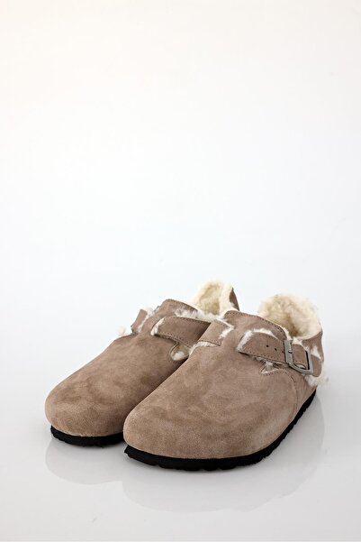 5in1Canpolat Vizon Süet Sabo Ayakkabı 24381