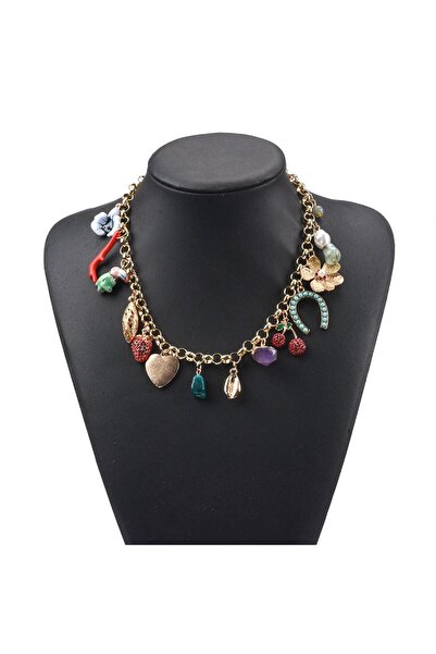 Pursehuit Colier auriu, cu pietre, Amatius C2