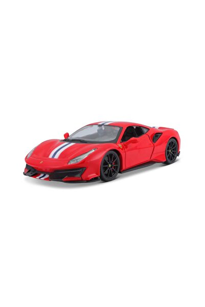 BBURAGO Model Car 1:24 Ferrari 488 Pista Red White