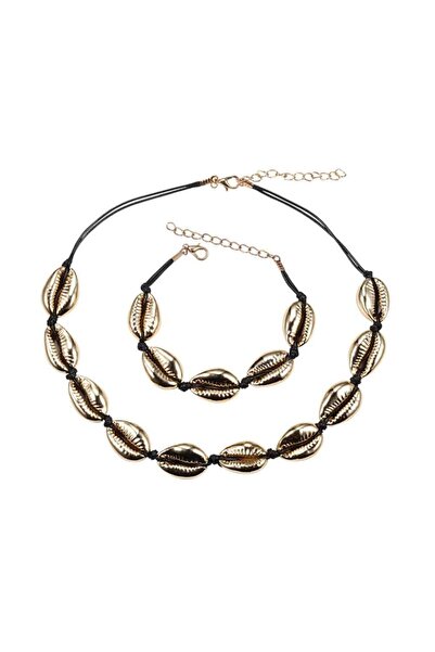 Pursehuit Σετ κολιέ και βραχιόλι με κοχύλι Jonete C1