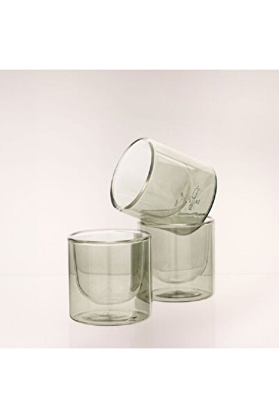 Rio طقم قهوة من البورسلين الأخضر مكون من 6 قطع