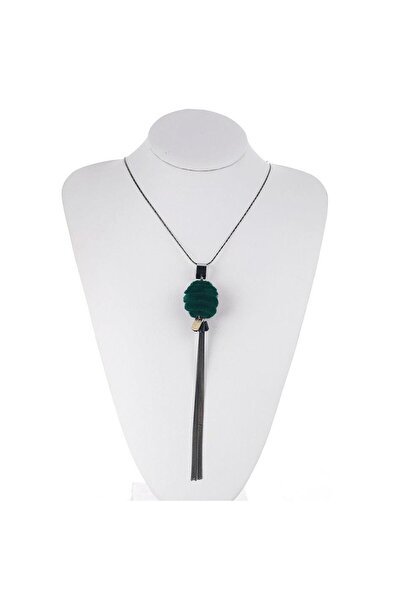 Pursehuit Colier lung, negru, cu franjuri, Meinhart C2