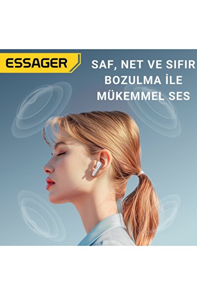 essager Bluetooth 5.3 sürücüsüz tak-çalıştır Bluetooth Adaptörü, Tv, PC, Kulaklık, Ses Sitemi Uyumlu