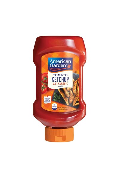american garden U.S. Ketchup 567 gClassic Tomato Ketchup Rich Flavor Perfect for Fries and Burgers
