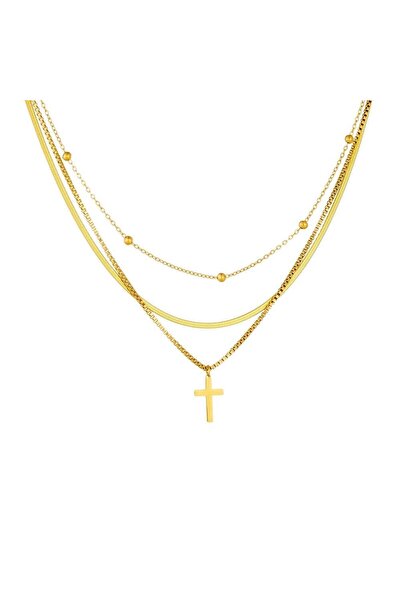 Pursehuit Χρυσό κολιέ, κατασκευασμένο από ανοξείδωτο ατσάλι, φυσητό με χρυσό ...